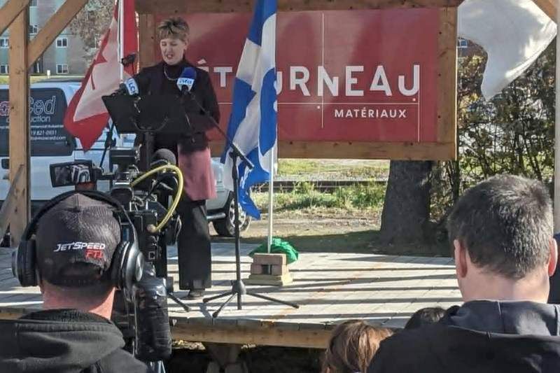 Marie-Claude Bibeau annonce sa candidature à la mairie de Sherbrooke